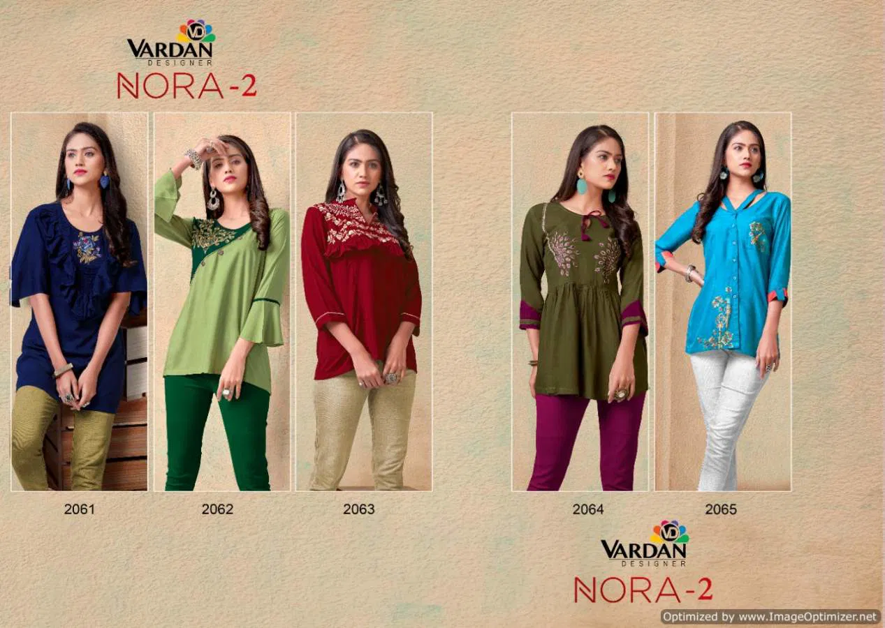 Vardan Nora 2 Stylisht Designer Ladies Top Collection